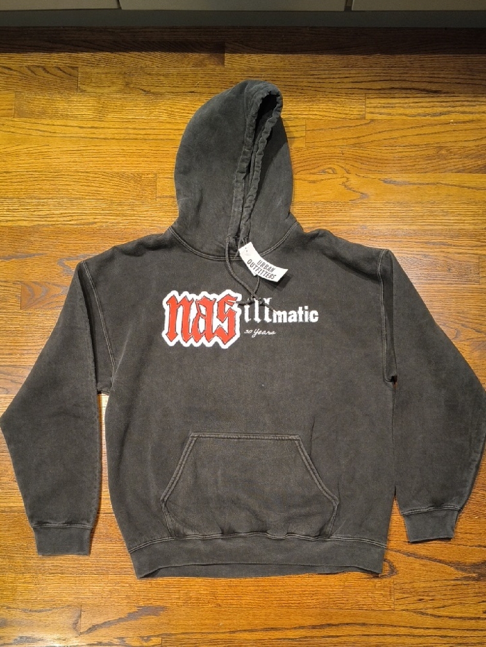 Nas 'Illmatic' Black Graphic Pullover Hoodie